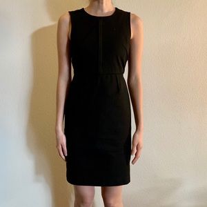 Banana Republic Asymmetric Black Dress